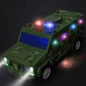 گاوصندوق طرح ماشین ارتشی سبز Military Car Safe Box -اسباب بازی